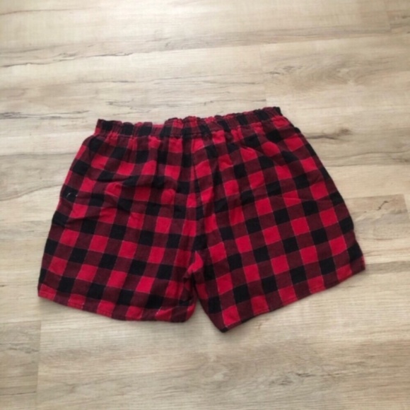 Denver Hayes Red and Black Plaid Shorts - Picture 3 of 6